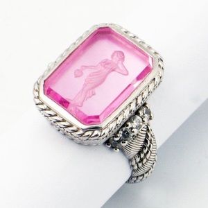 Judith Ripka Intaglio Doublet Ring size 7